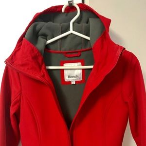 Red bench jacket